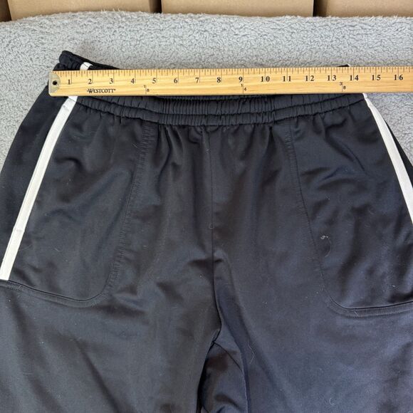 S Jordan Pants‎ Mens L Black Tapered Leg Athletic Elastic Waist Gym Basketball - Picture 3 of 11